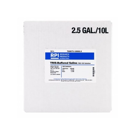 Rpi TRIS, Buffered Saline, 10 L T60075-10000.0